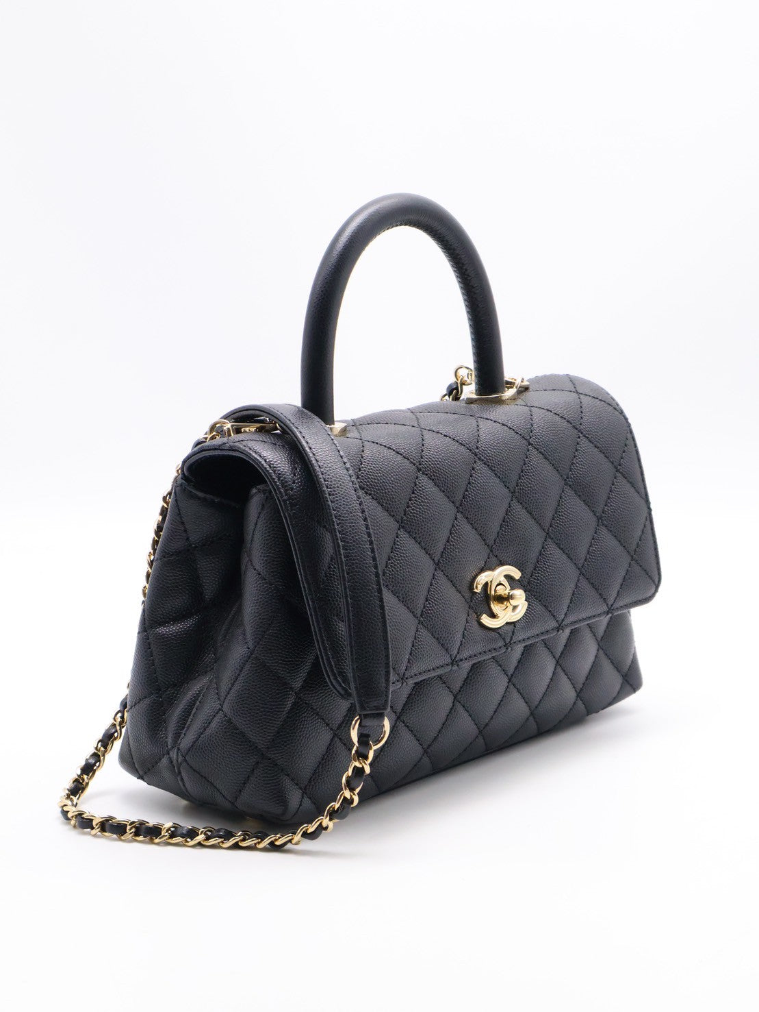 CHANEL Coco handle - 小號黑金