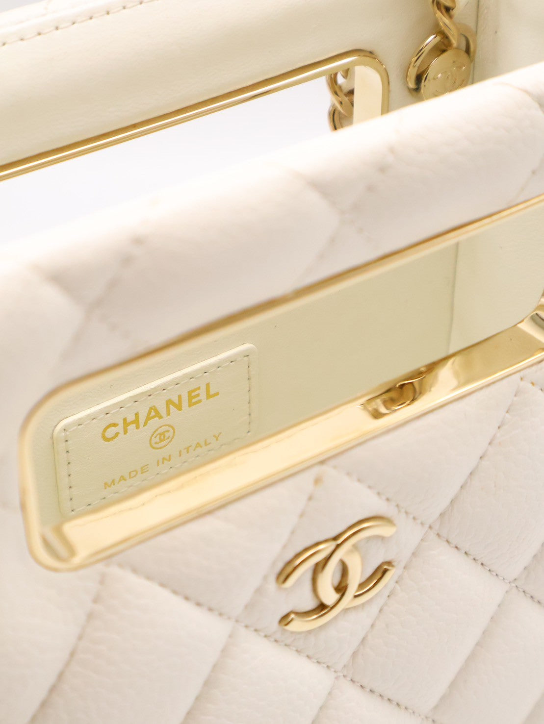 CHANEL 22S盒子晚宴包 - 白金
