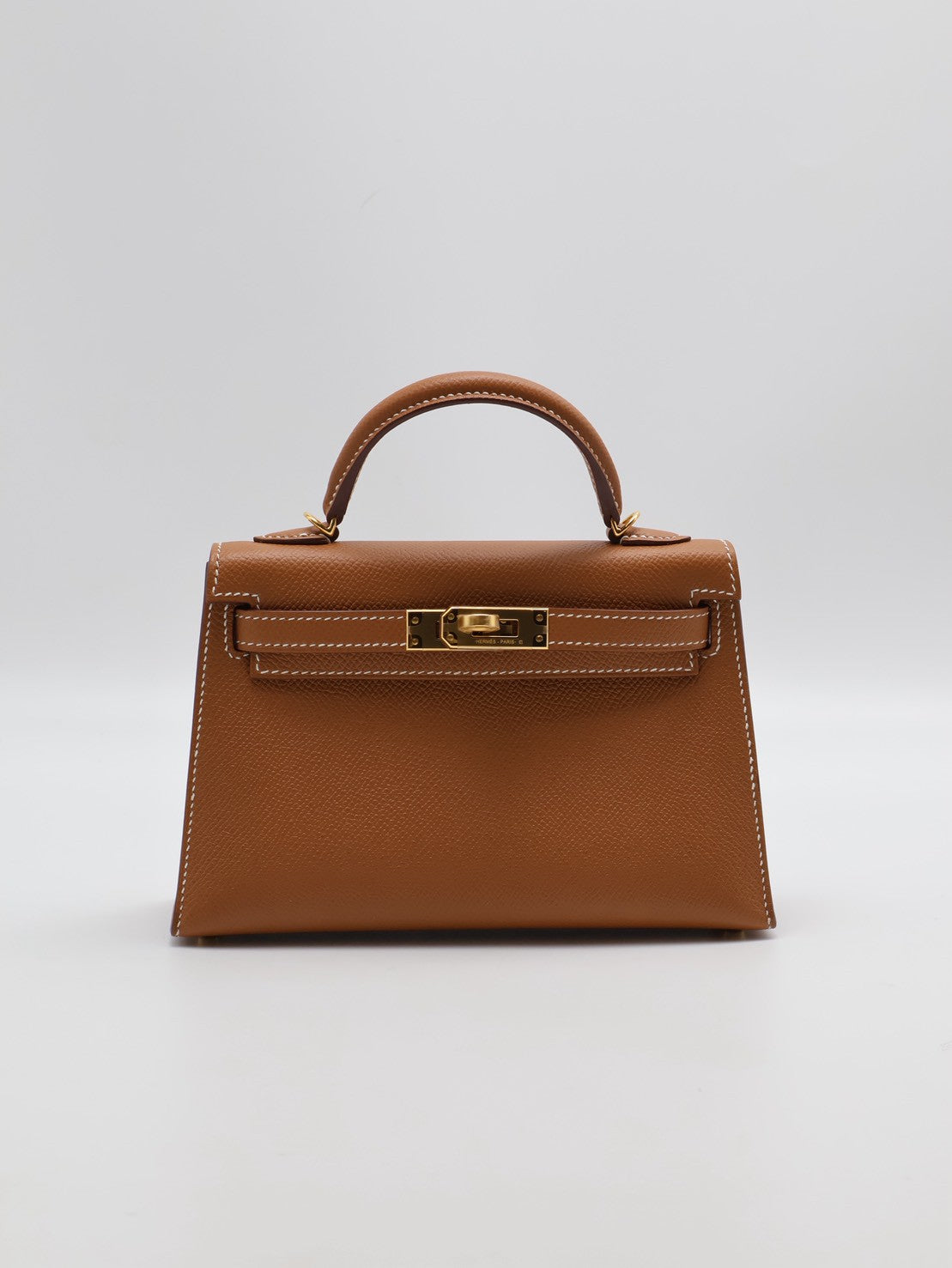 HERMES Mini kelly ll - 金棕金 Y