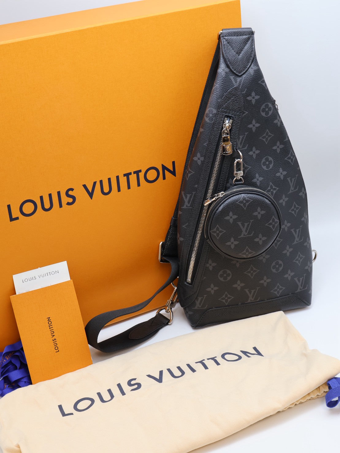 LOUIS VUITTON Duo斜背包 - 灰老花