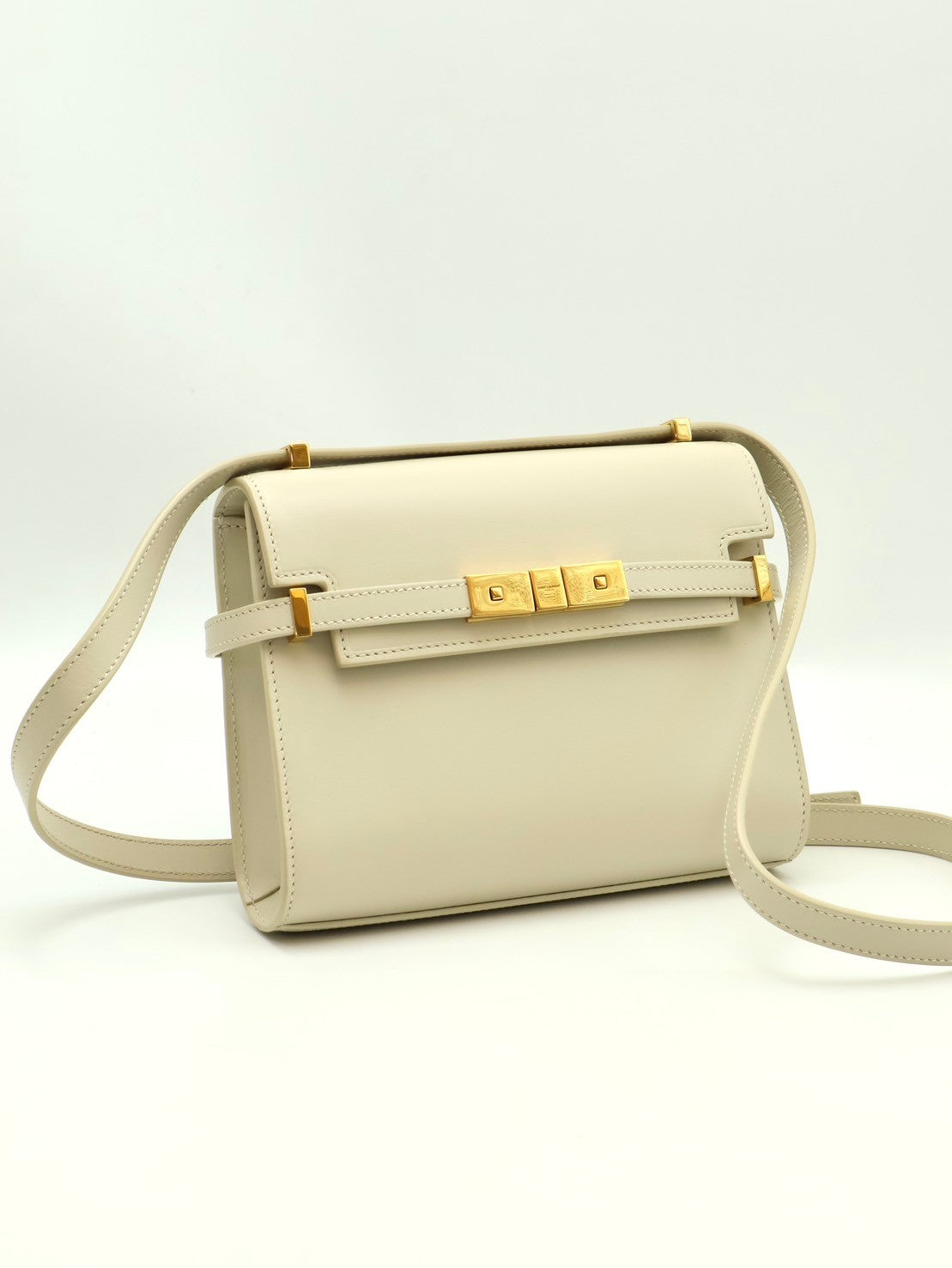 YSL 迷你曼哈頓 - 白金