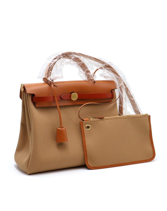 HERMES Herbag zip 31 - 奶茶/沙色/太妃 U