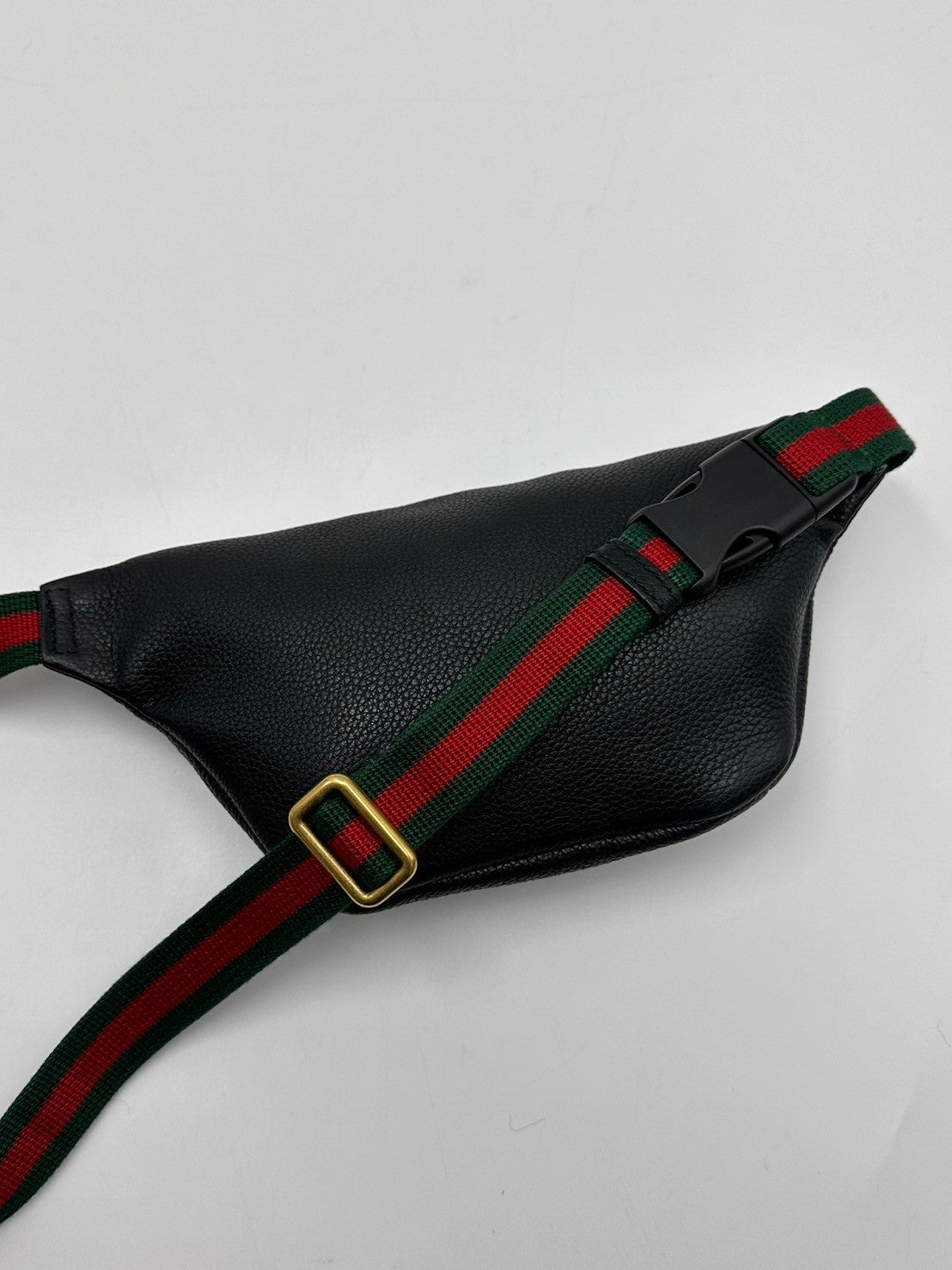 GUCCI Print復古腰包 - 小號黑