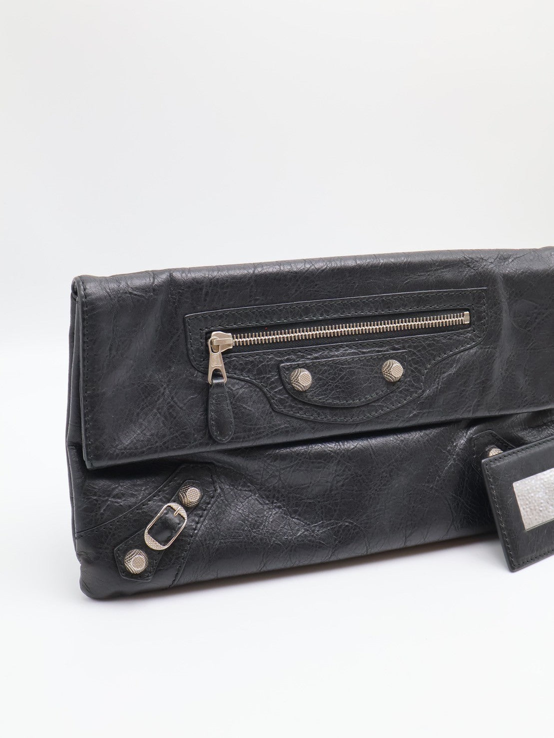 Balenciaga Clutch手拿包 - 黑銀