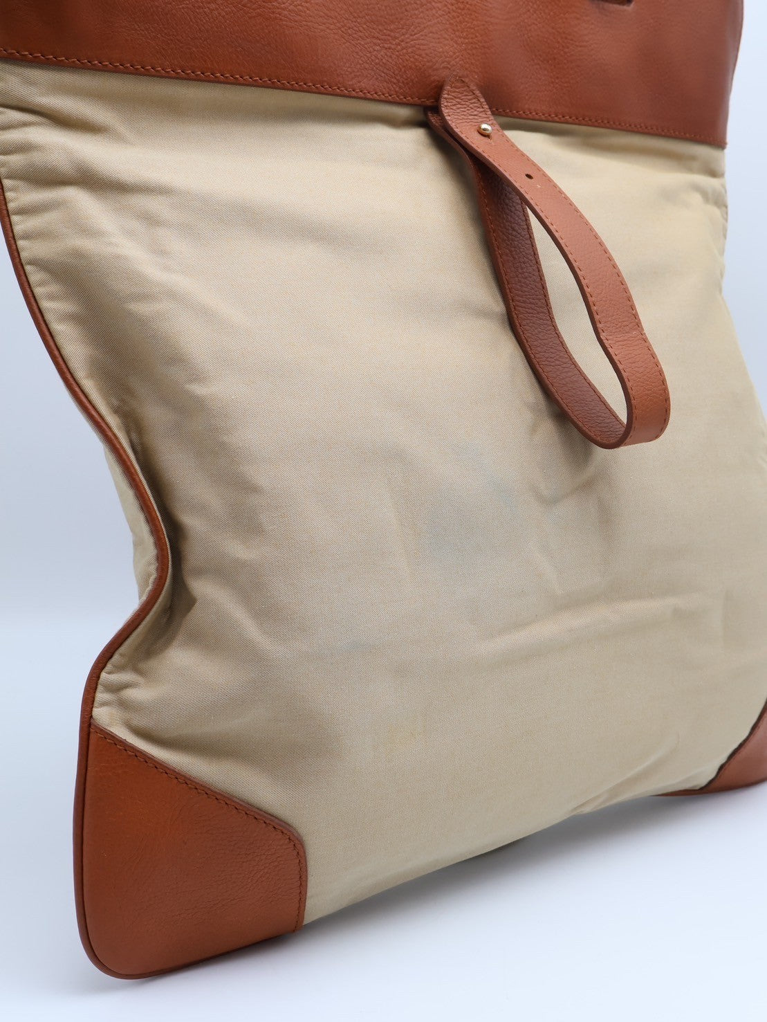 BURBERRY 戰馬帆布單肩托特包