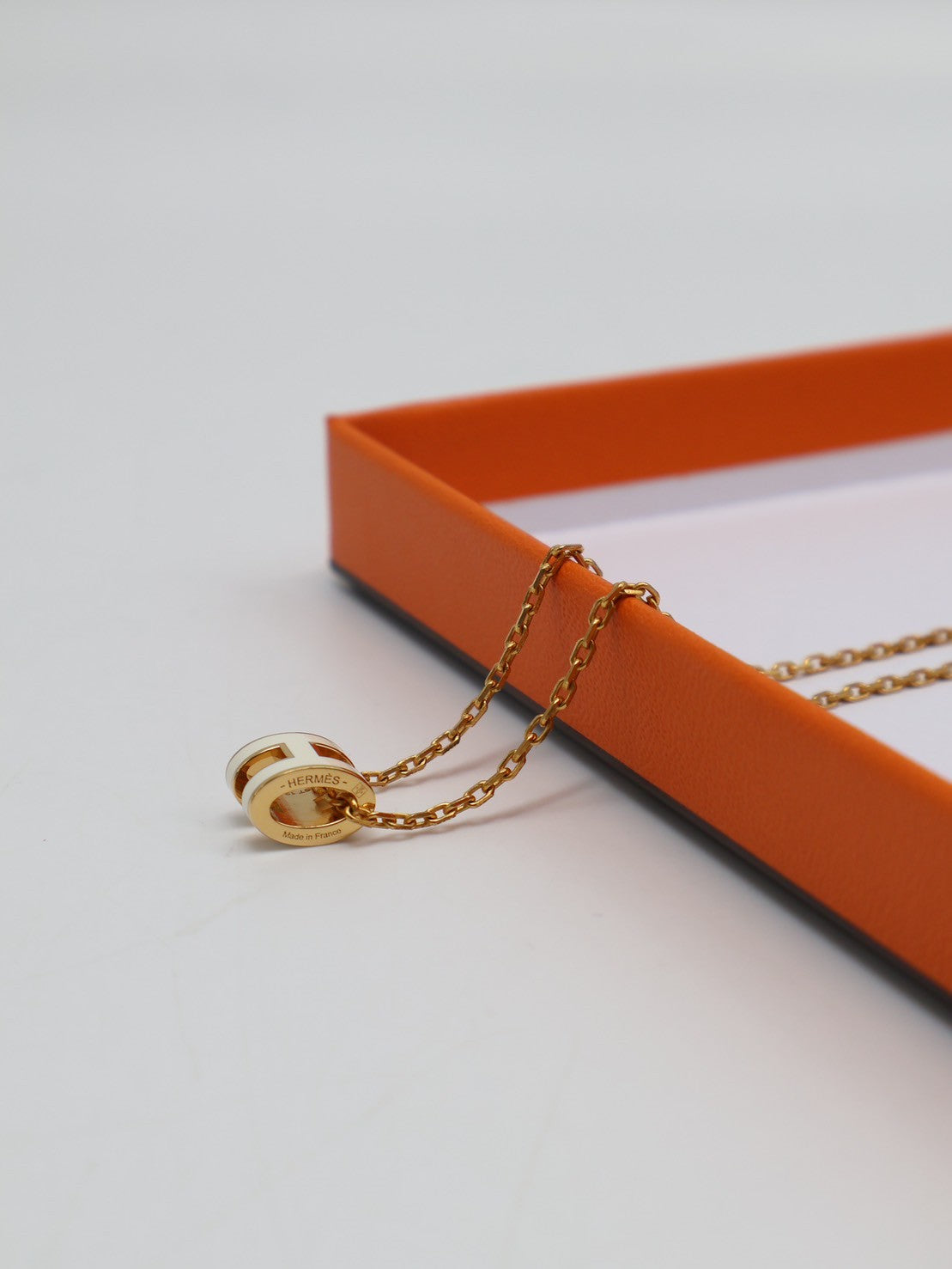 HERMES Mini pop H項鍊 - 白金