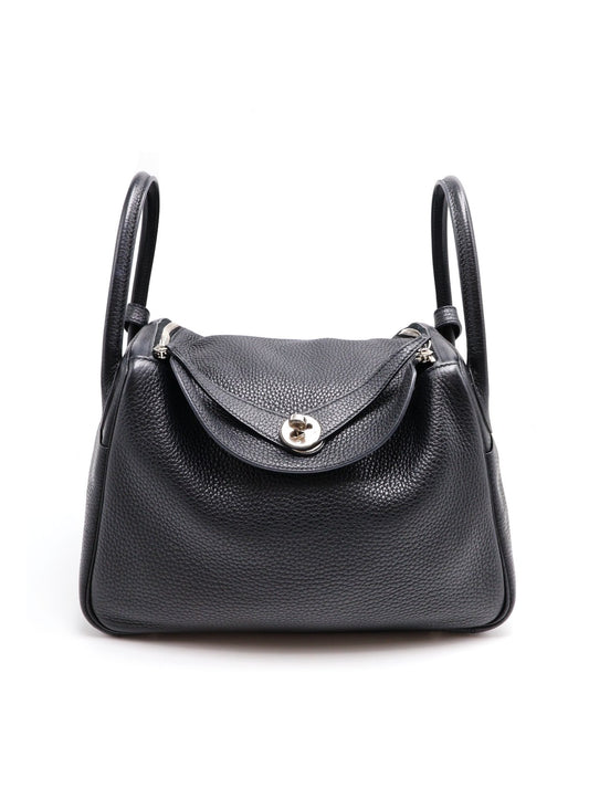 HERMES Lindy 30 - 黑銀 T