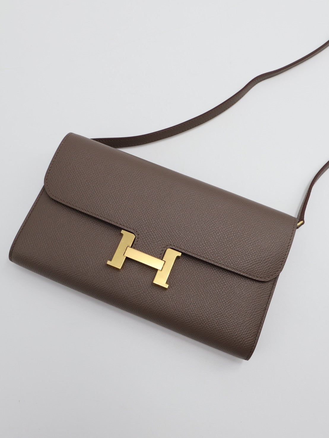 HERMES Constance to go - 灰金 Z