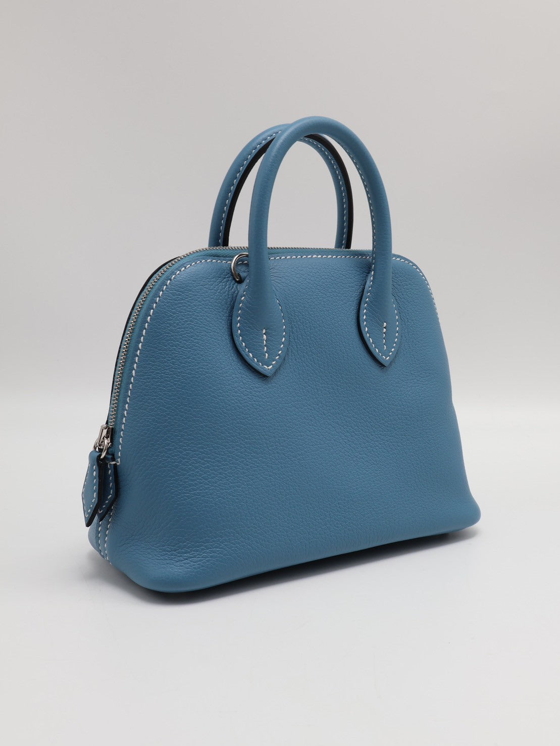 HERMES Mini bolide - 新牛仔藍銀 W