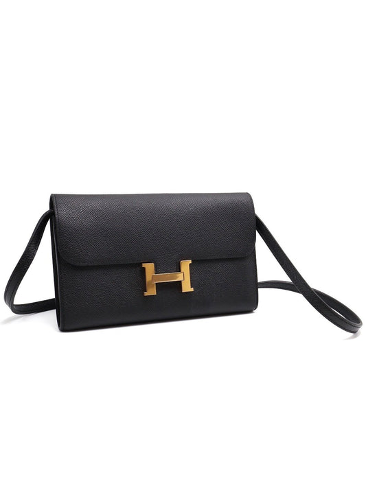 HERMES Constance wallet - 黑金 C
