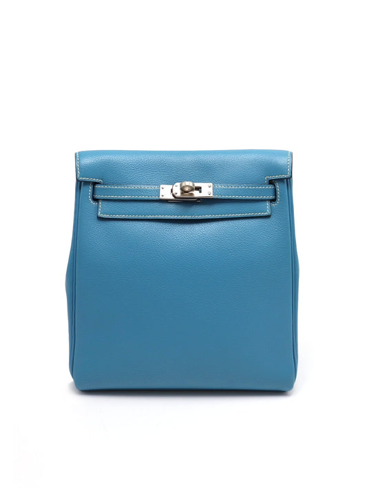 HERMES Kelly ado - 牛仔藍銀 🄲