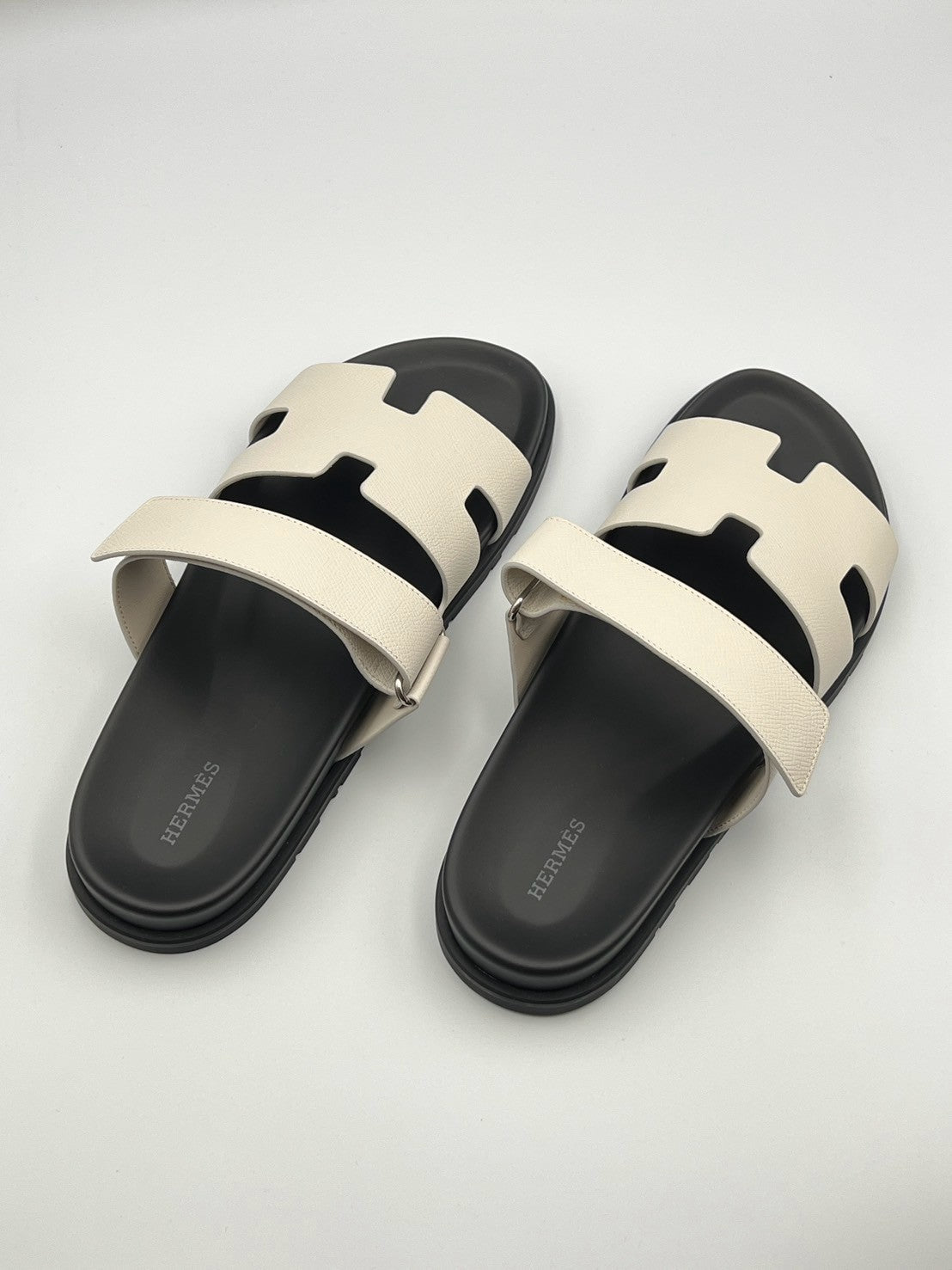 HERMES Chypre 拖鞋 - 白 43