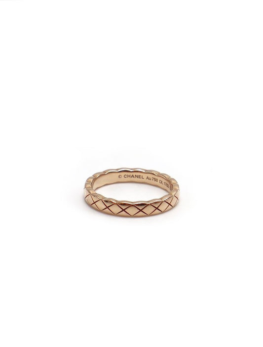 CHANEL Coco Crush Ring - mini玫瑰金 52