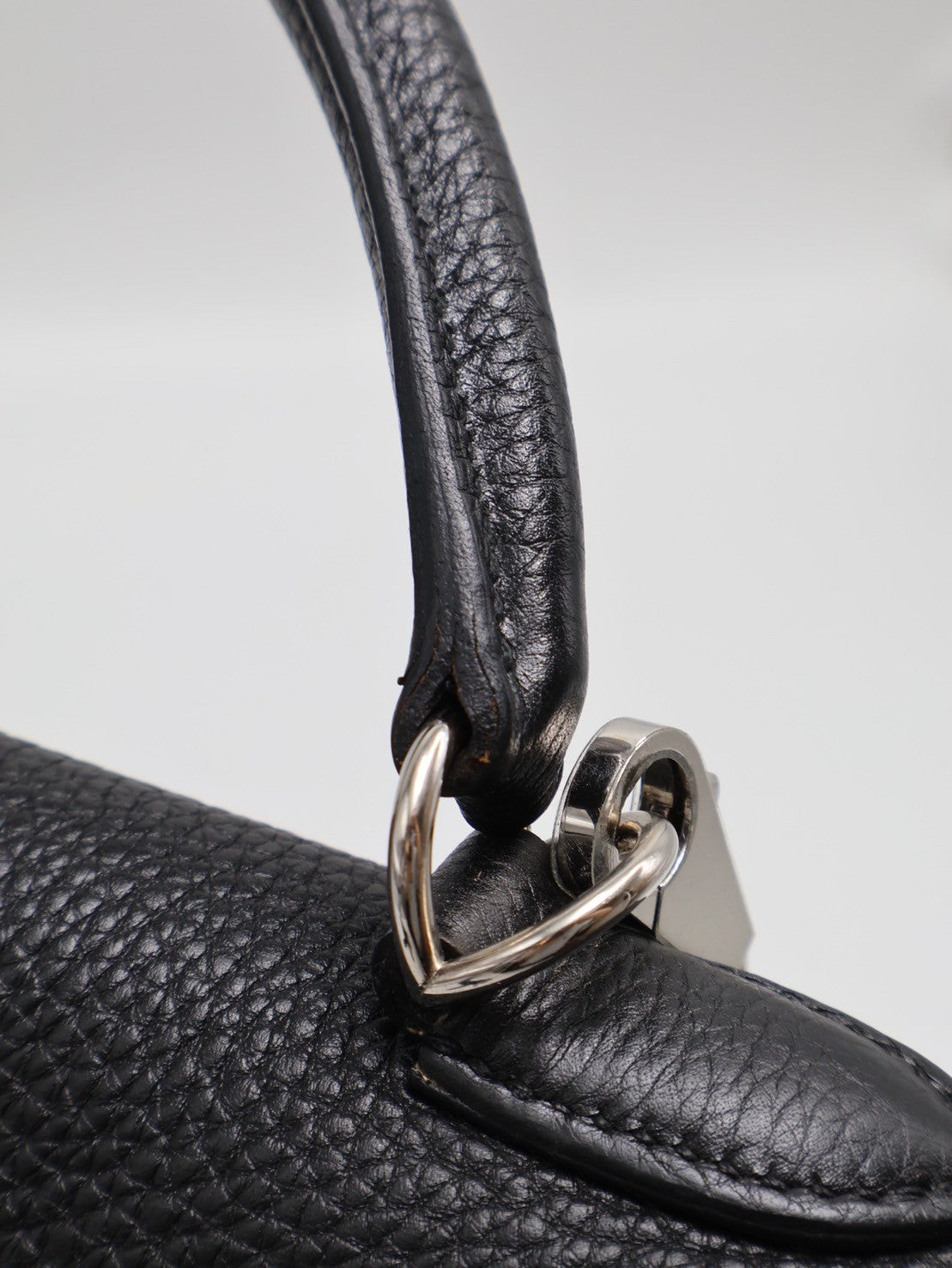 HERMES Kelly 32 - 黑銀 🅀