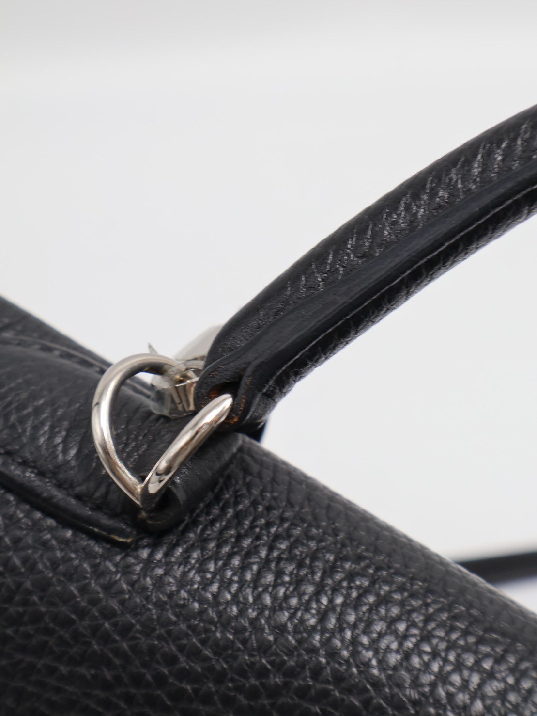 HERMES Kelly 32 - 黑銀 🅀