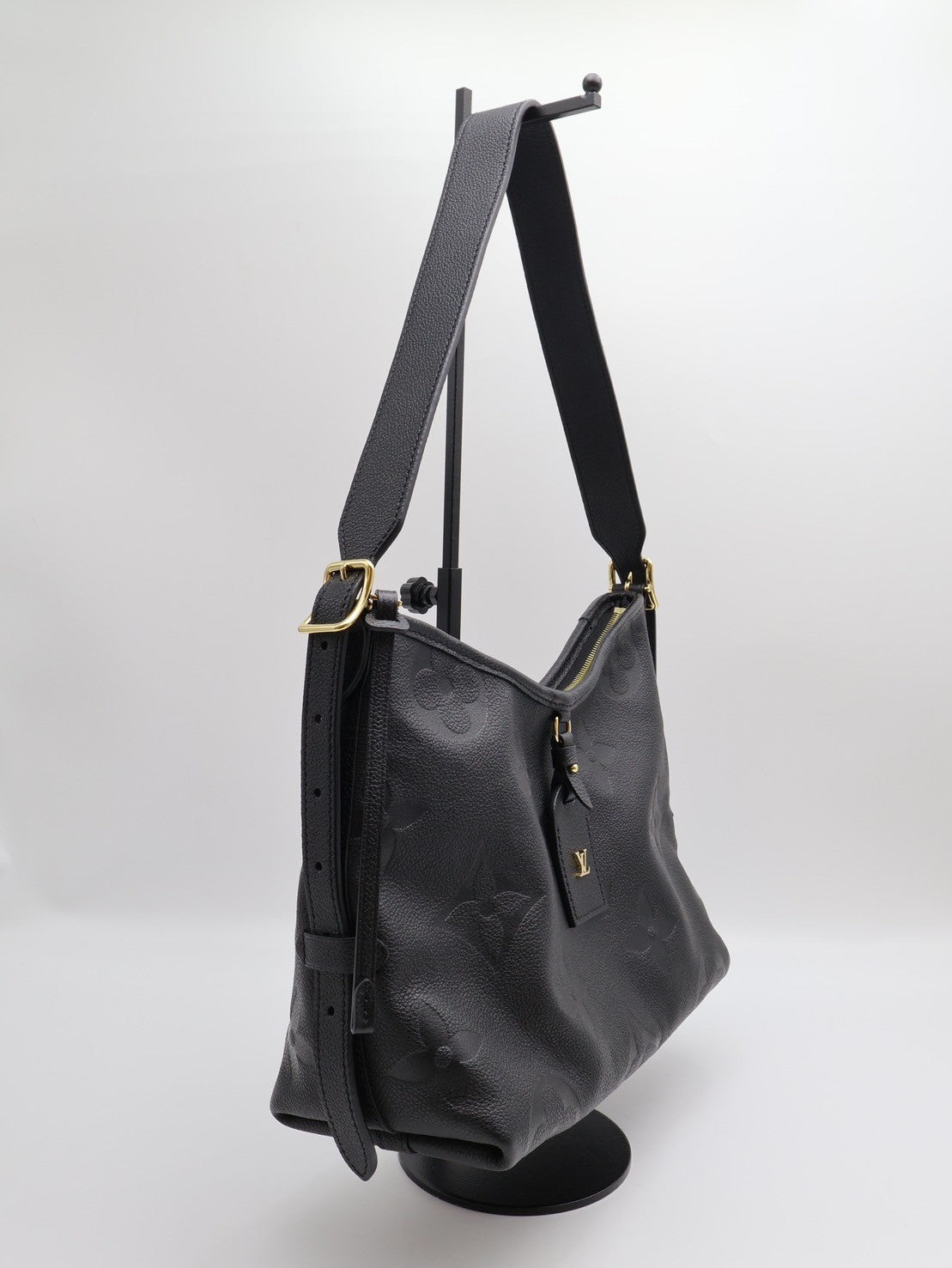 LOUIS VUITTON CarryAll PM - 壓紋牛皮黑