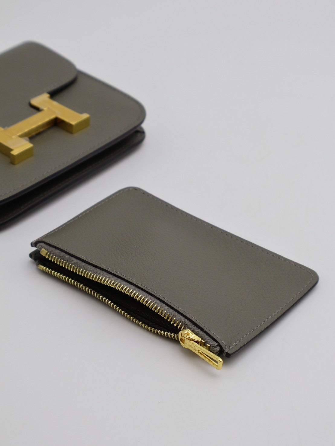 HERMES Constance slim - 積雨雲灰金 W