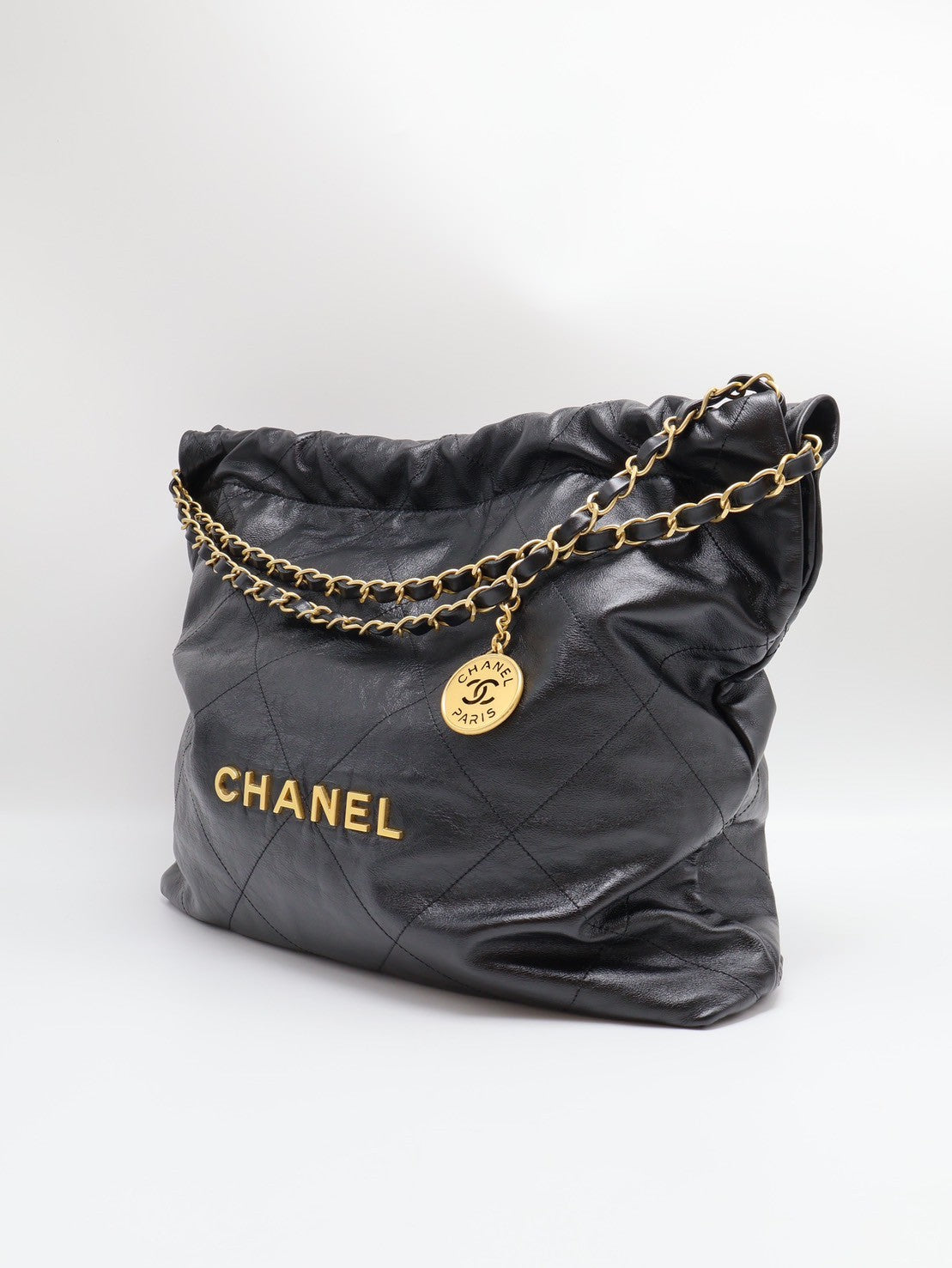 CHANEL 22 Bag - 中號黑金