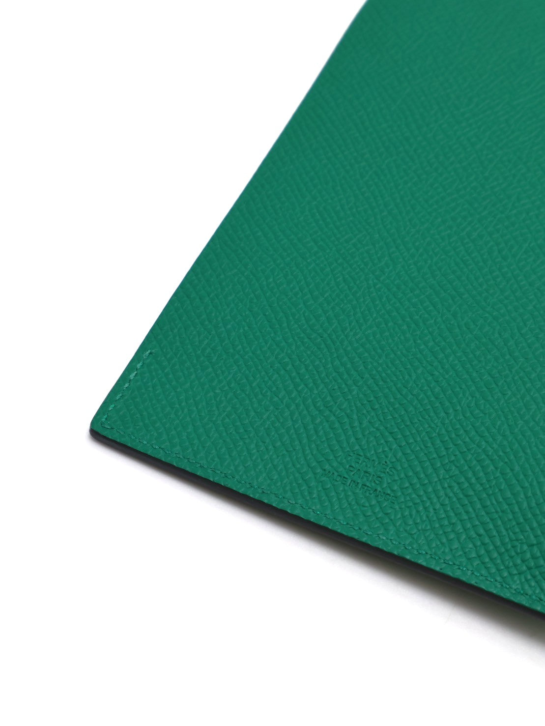 HERMES Tarmac 護照夾 - 絲絨綠 W