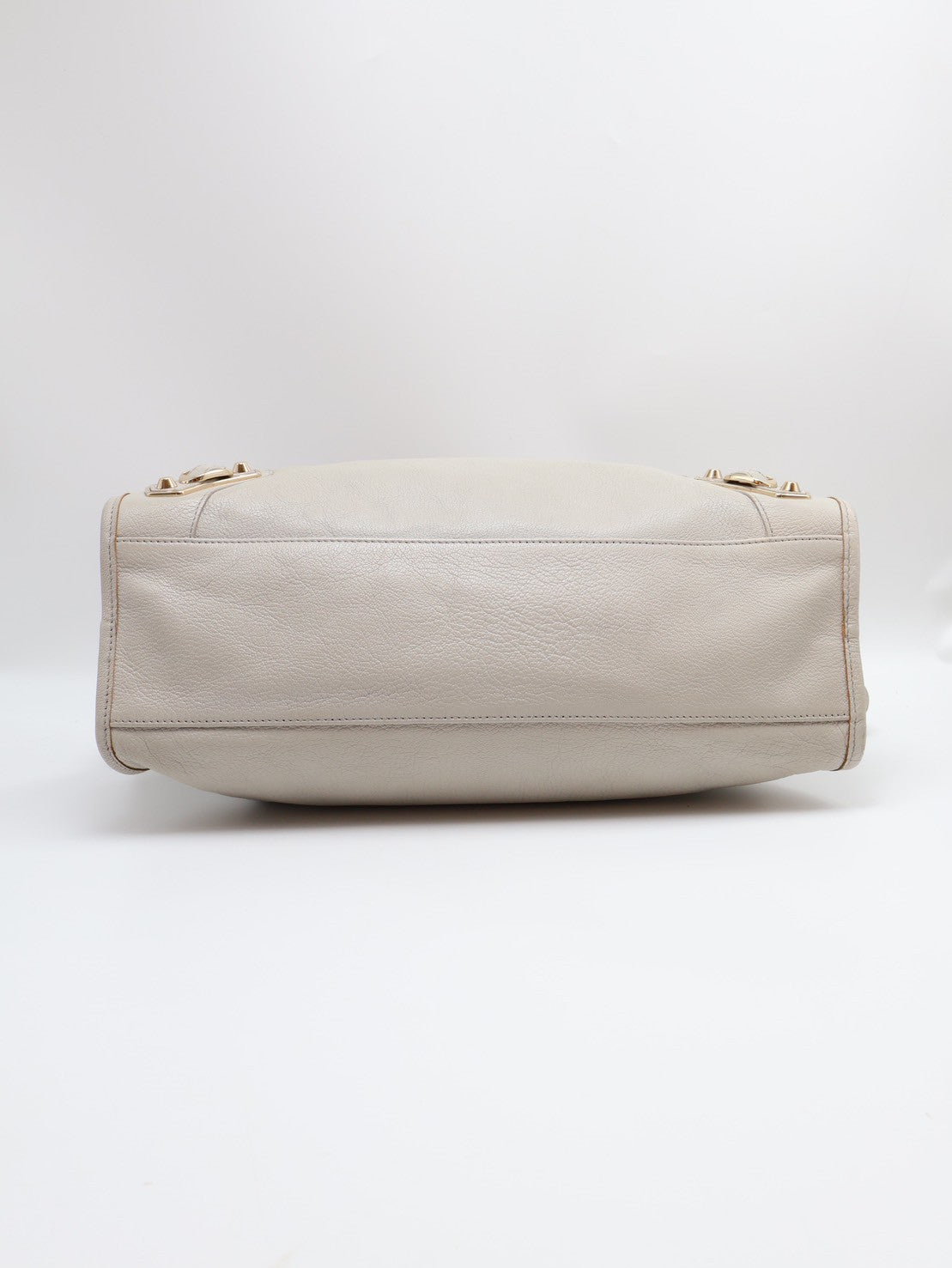Balenciaga Classic city機車包 - 灰金