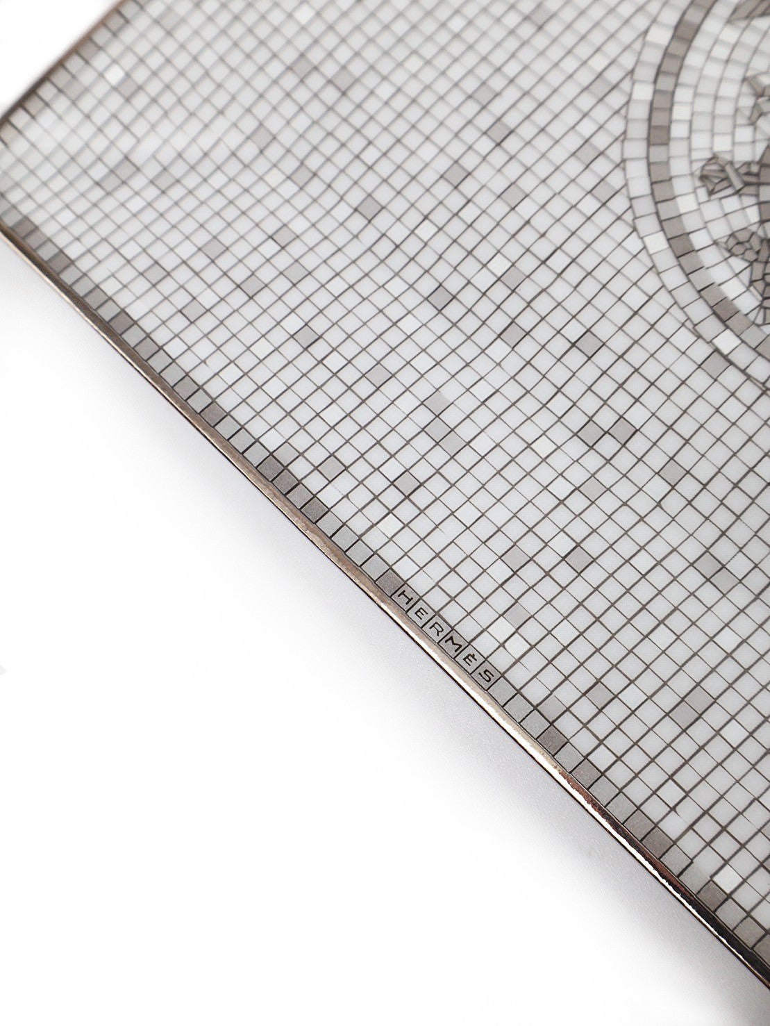 HERMES Mosaique au24鉑金馬賽克 - 方盤 15