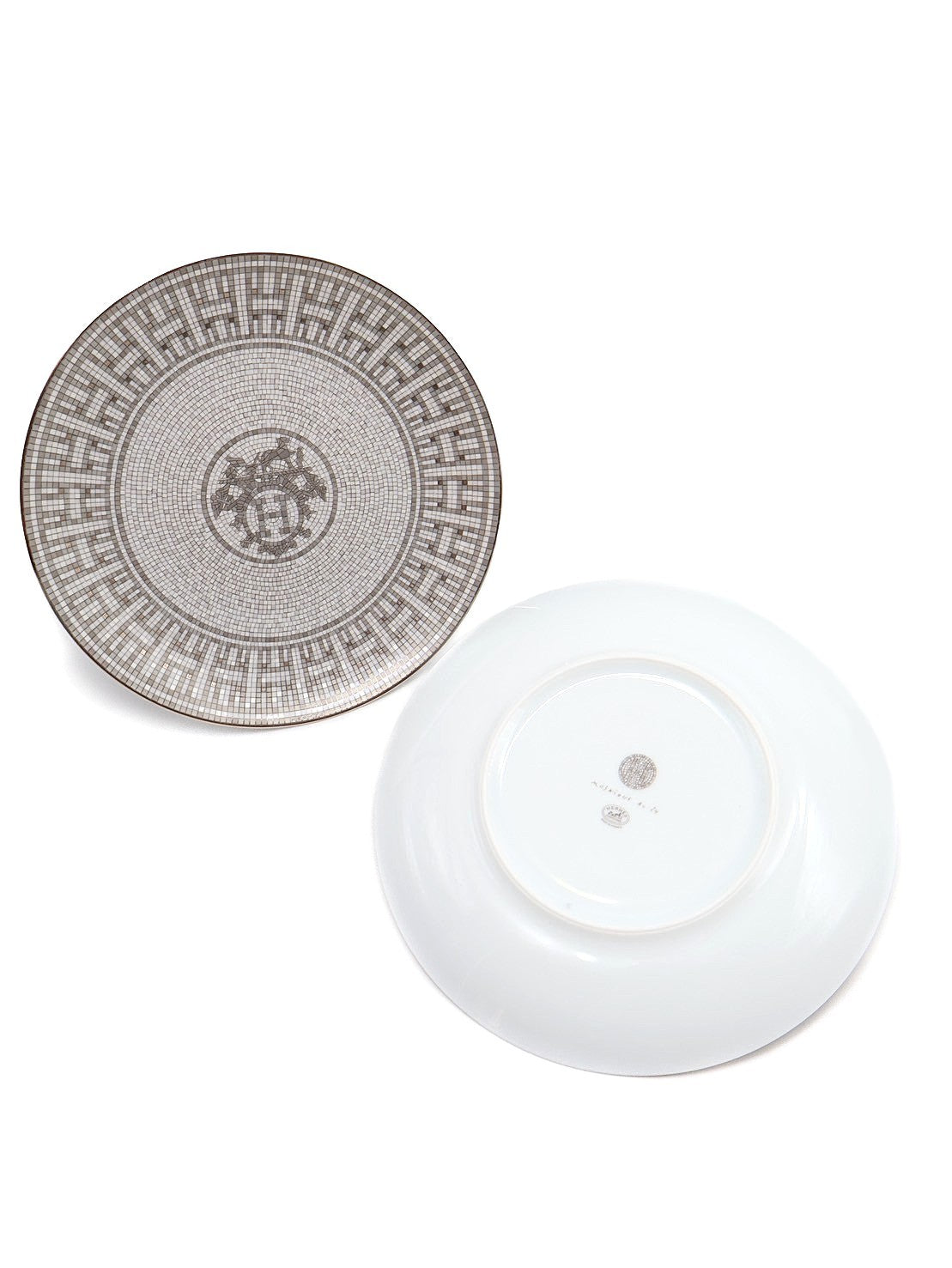HERMES Mosaique au24鉑金馬賽克 - 甜點盤組 21