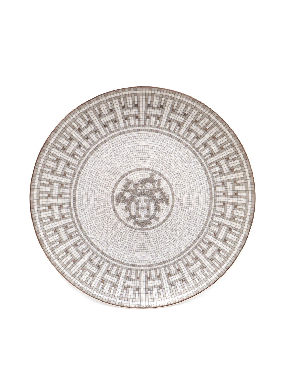 HERMES Mosaique au24鉑金馬賽克 - 甜點盤組 21