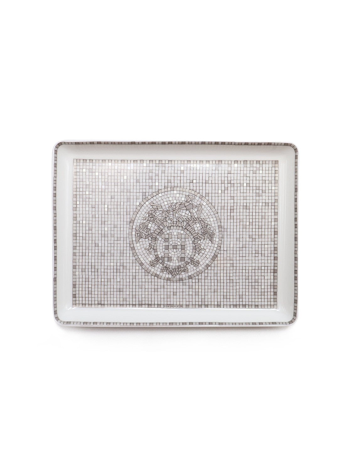 HERMES Mosaique au24鉑金馬賽克 - 托盤 12