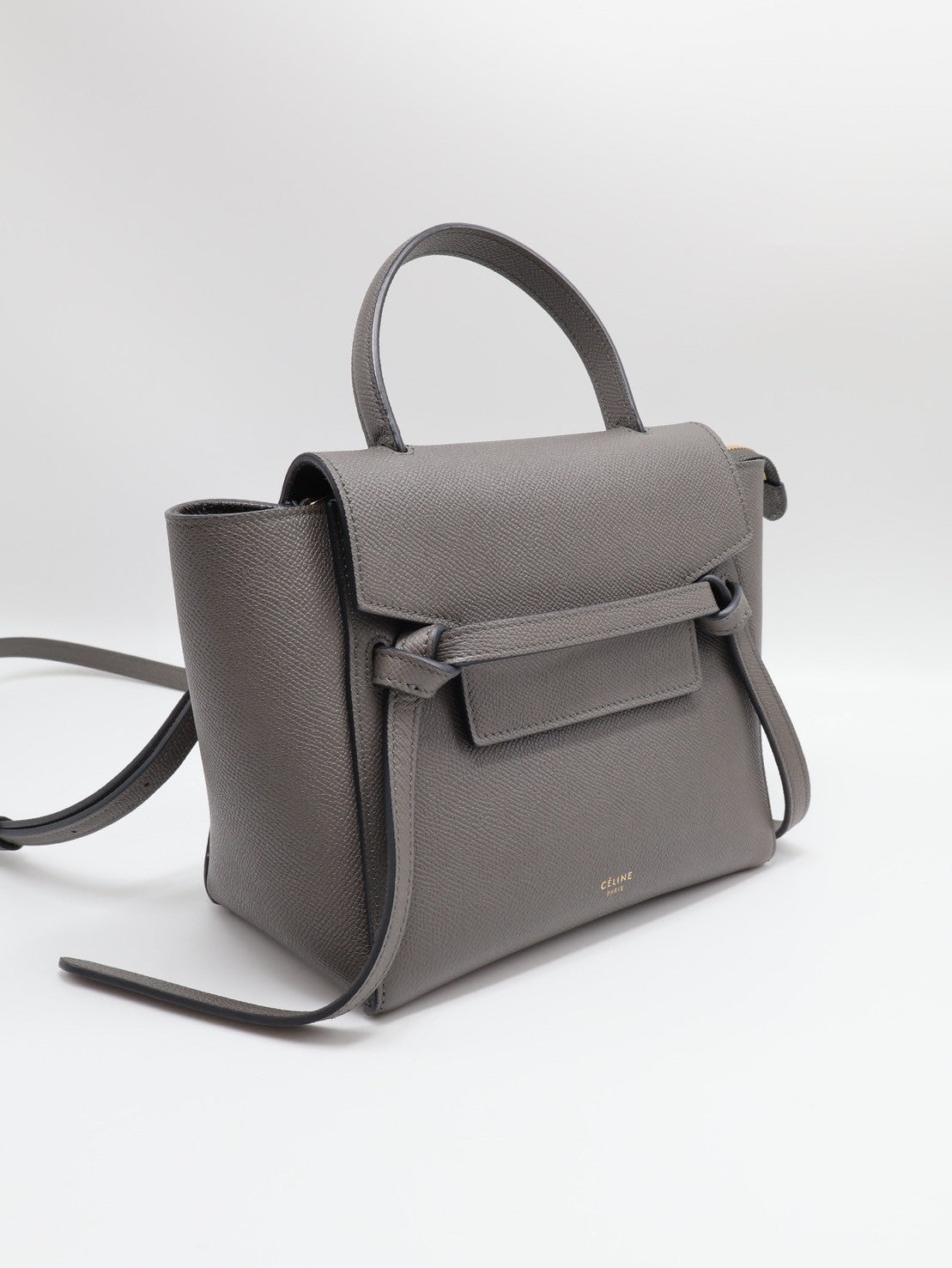 CELINE Belt 鯰魚包 - nano灰