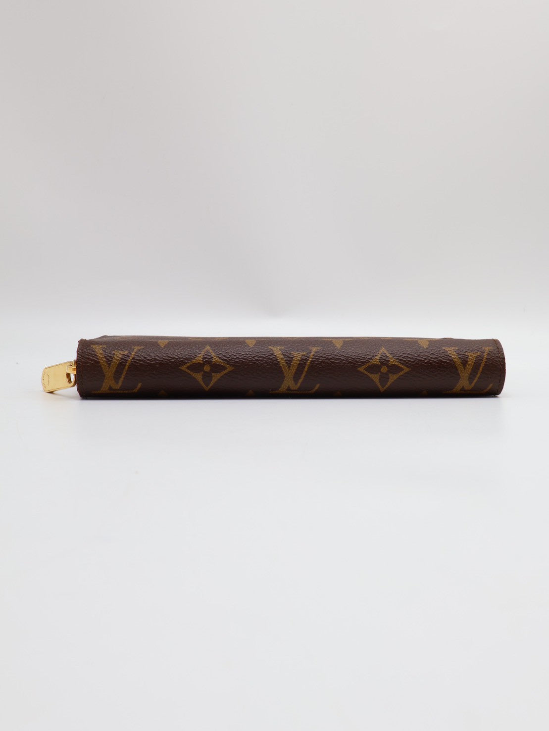 LOUIS VUITTON 經典老花拉鍊長夾 - 紅
