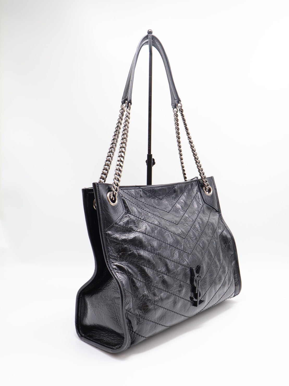 YSL Niki tote - 中號黑