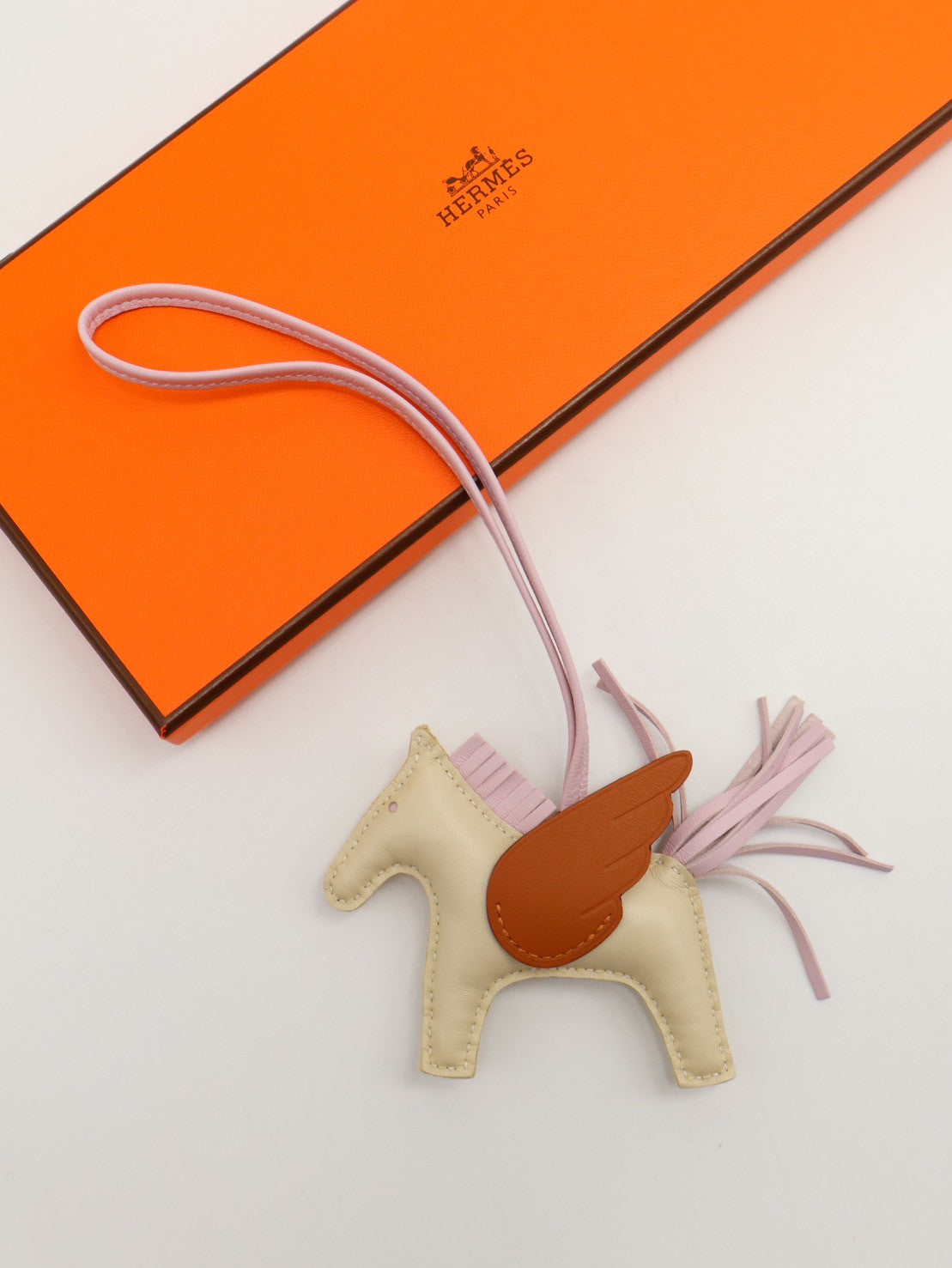 HERMES Rodeo pegase小飛馬 - 奶油白/金棕/夢幻紫 U