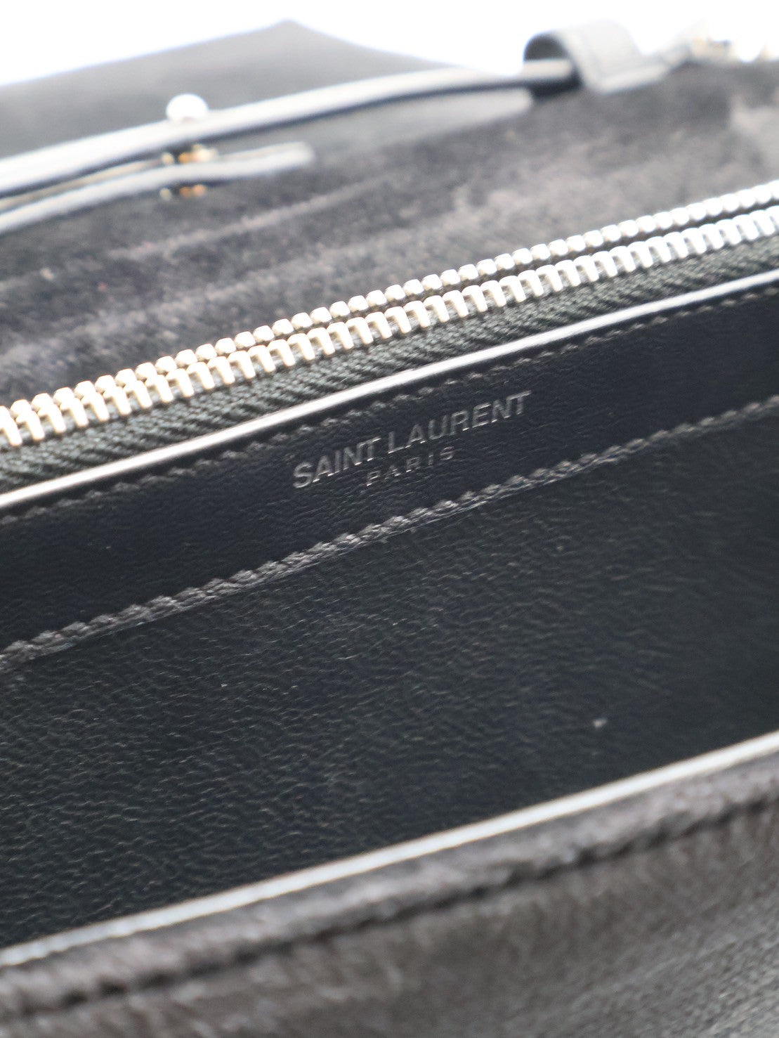 YSL Velvet kate WOC - 黑銀