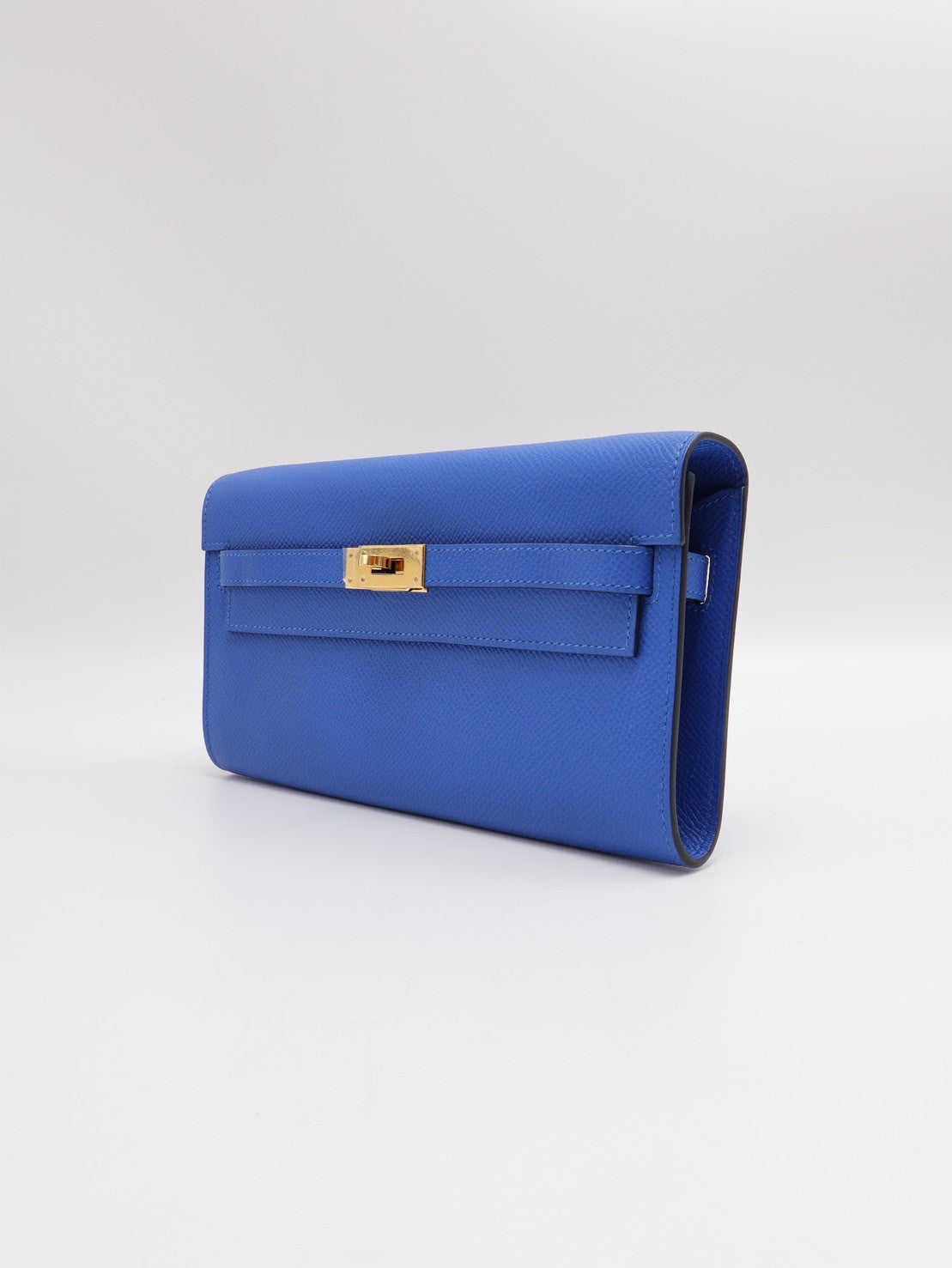 HERMES Kelly to go - 電光藍金 U