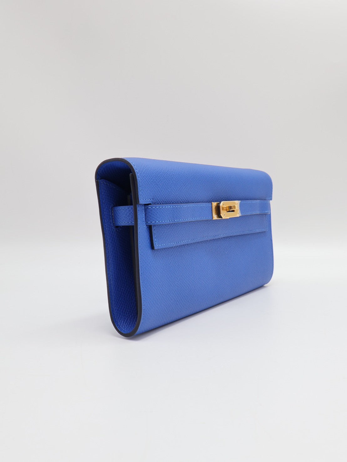 HERMES Kelly to go - 電光藍金 U