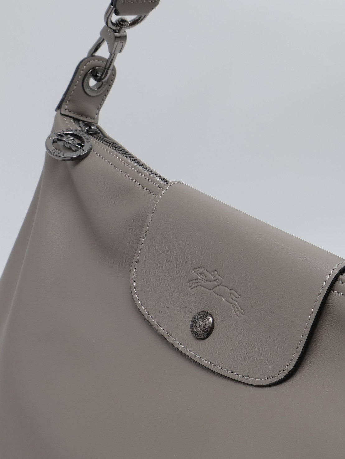LONGCHAMP Le pliage xtra hobo - M斑鳩灰