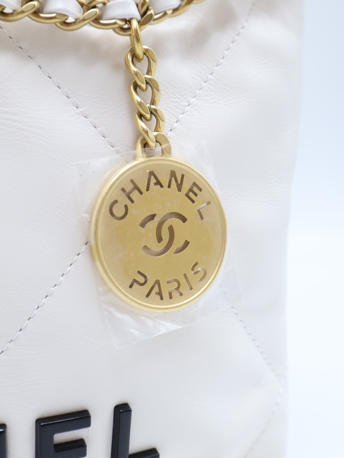 CHANEL 22 Mini bag - 黑字白金
