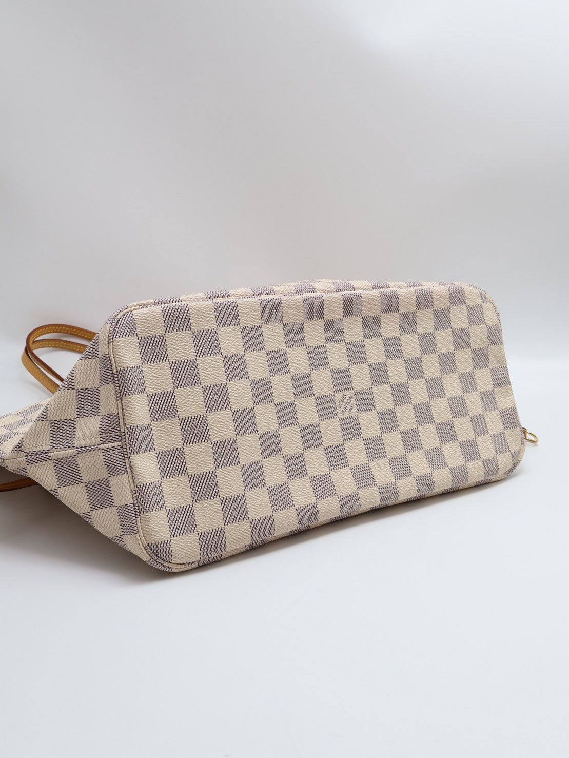 LOUIS VUITTON 棋盤格托特包 - MM米白