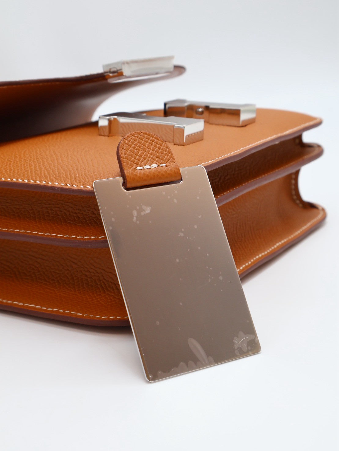 HERMES Mini constance 19 - 金棕銀 W