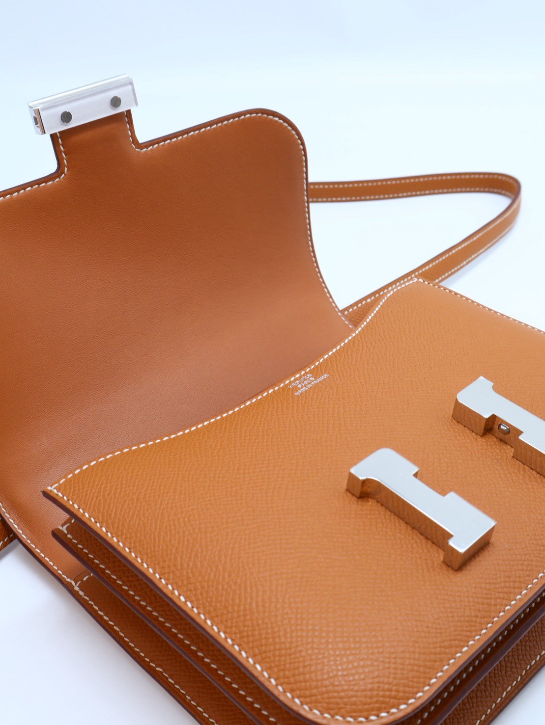 HERMES Mini constance 19 - 金棕銀 W