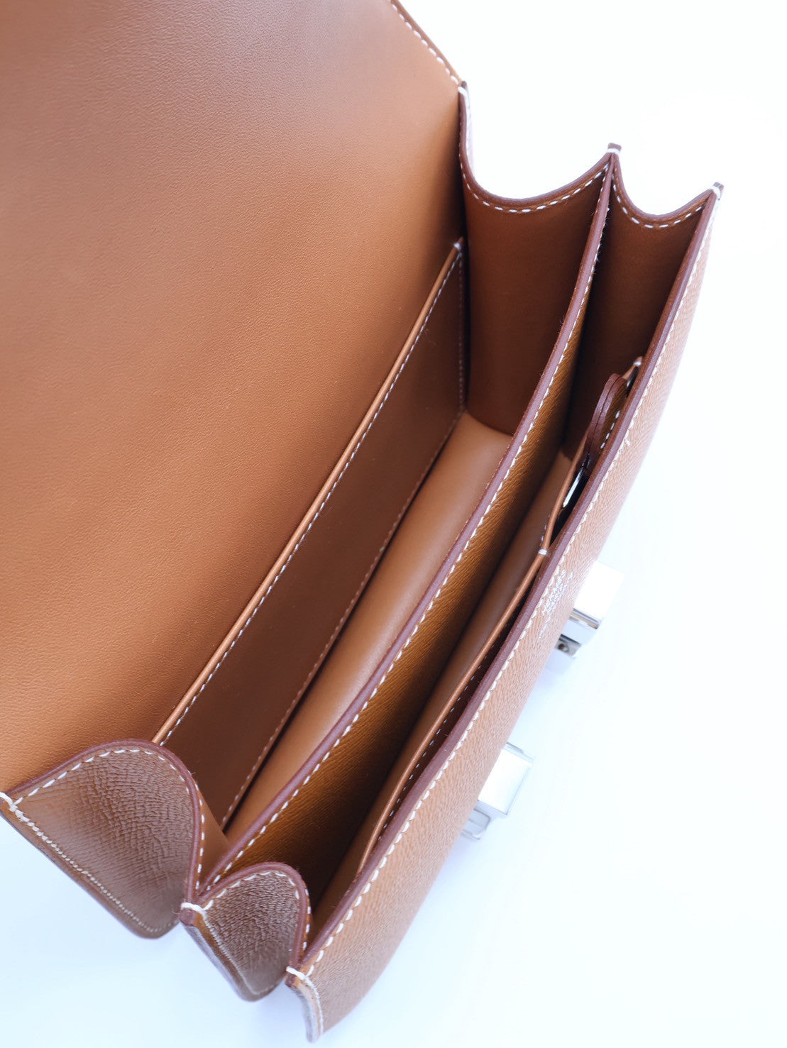 HERMES Mini constance 19 - 金棕銀 W