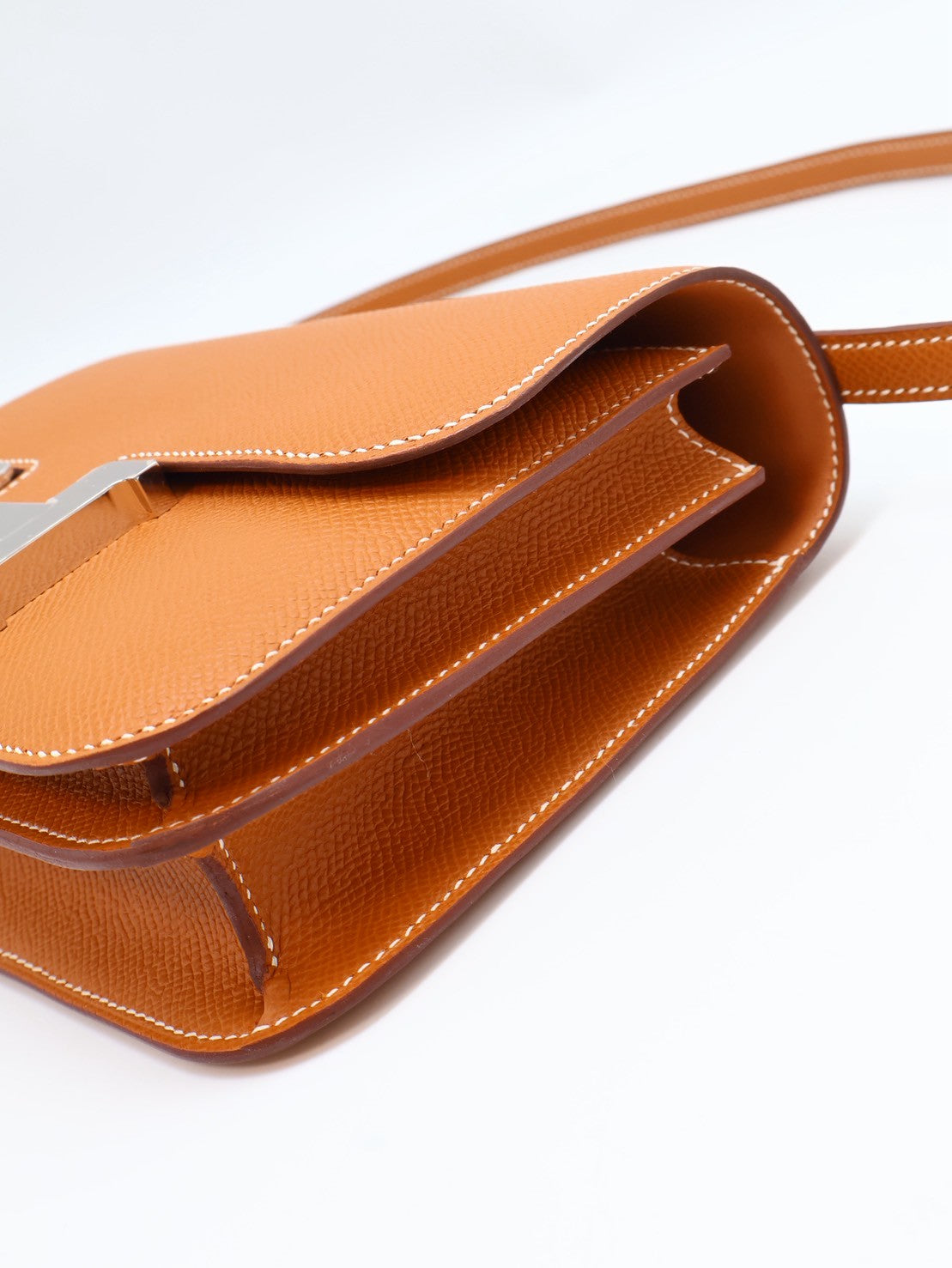 HERMES Mini constance 19 - 金棕銀 W