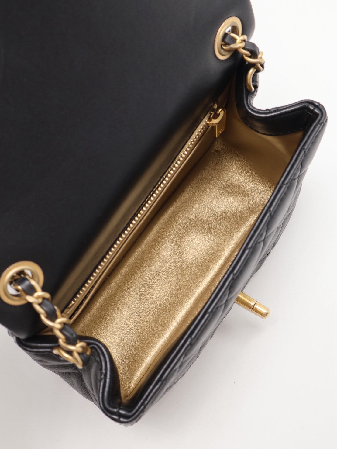 CHANEL 經典口蓋包方胖子 17 - 金球黑金