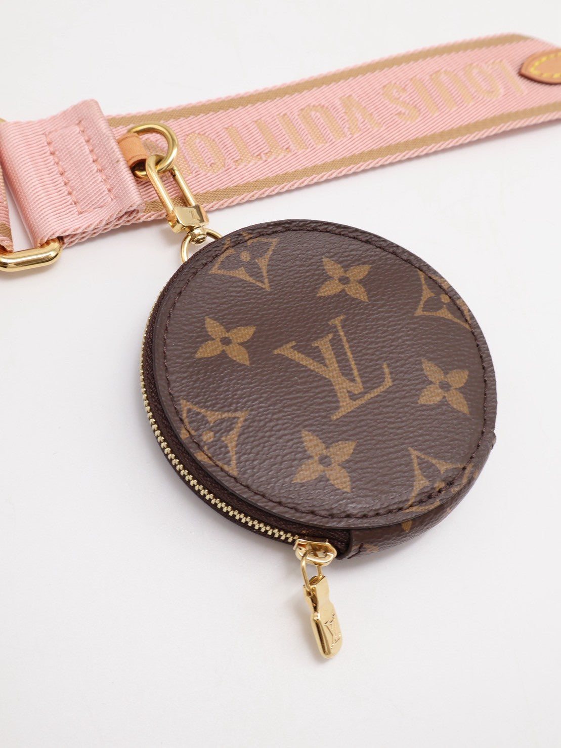 LOUIS VUITTON 三合一老花麻將包 - 粉