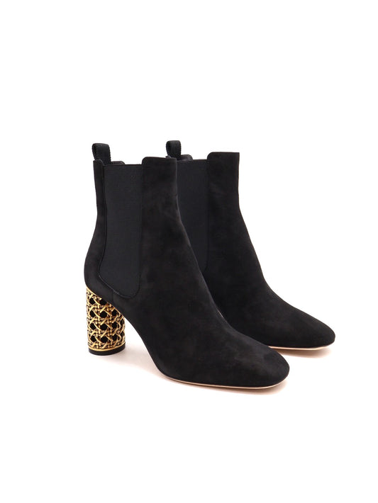 DIOR Icon縷空高跟短靴 36