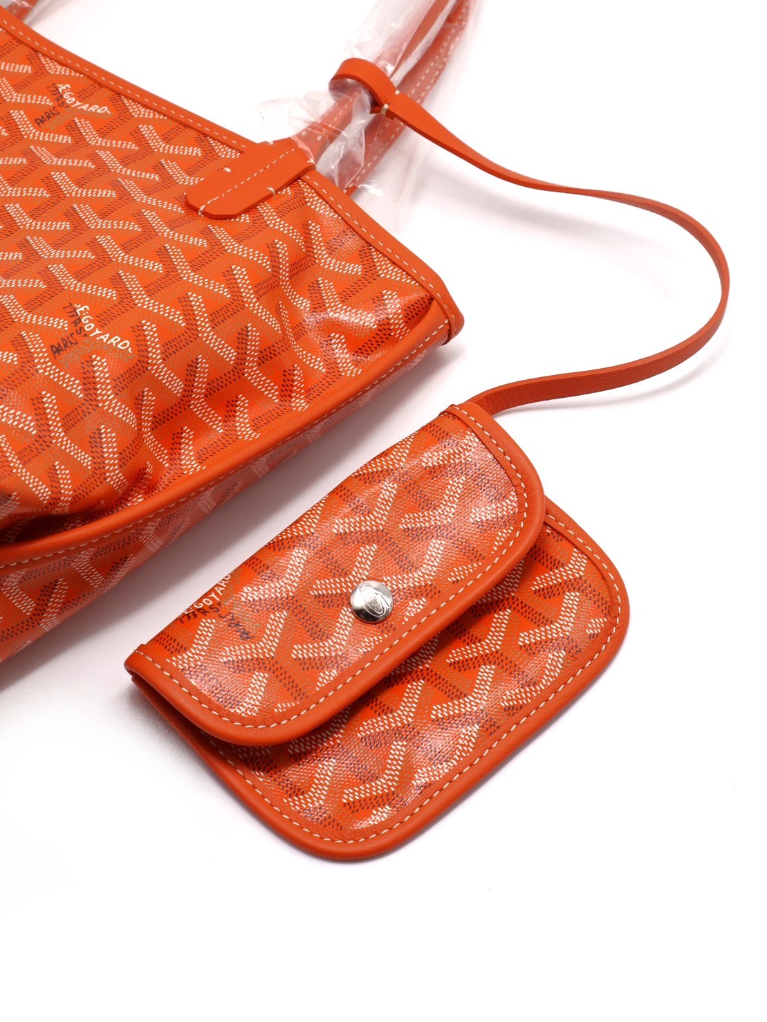 GOYARD Anjou mini tote - 橘