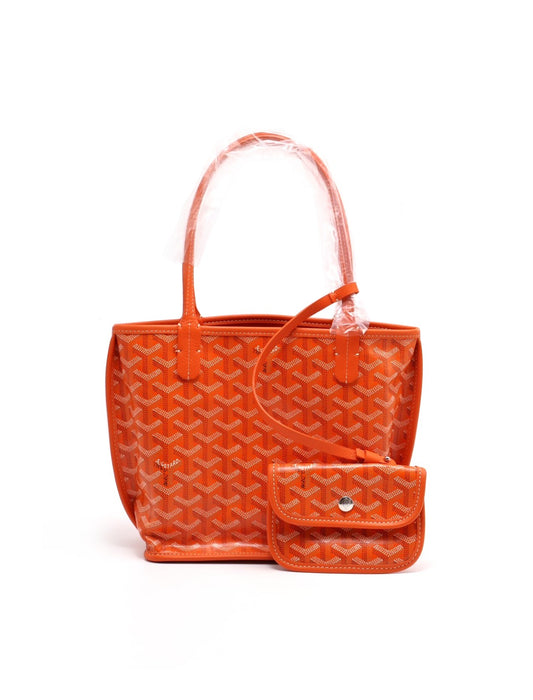 GOYARD Anjou mini tote - 橘