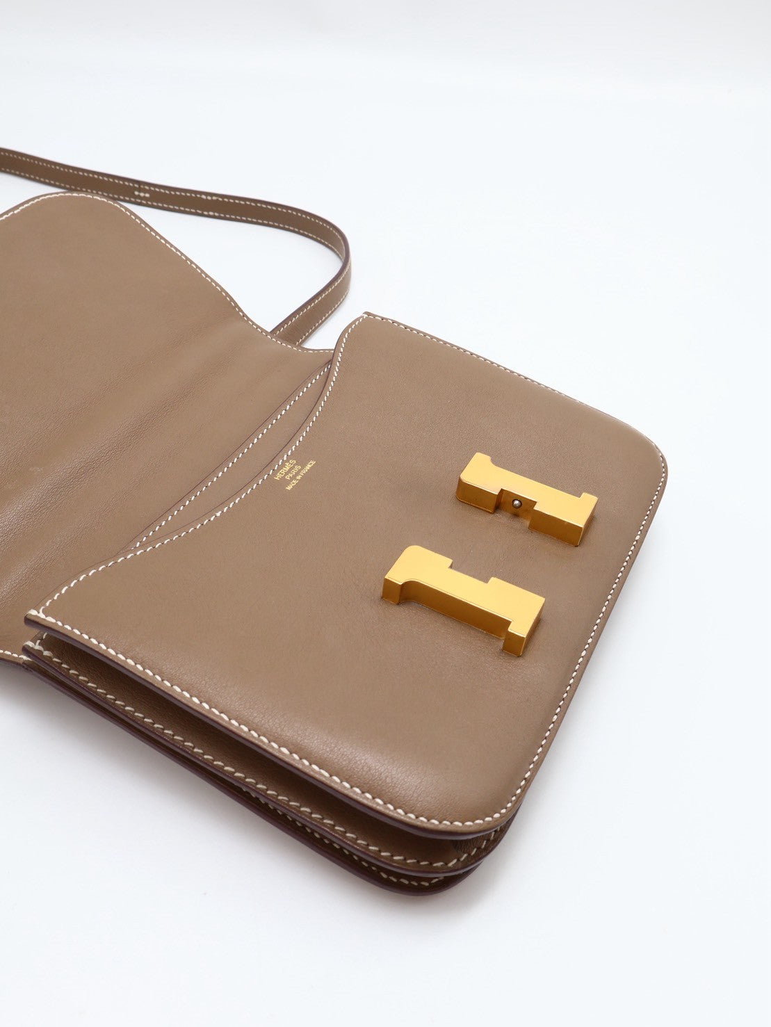 HERMES Mini Constance 19 - 灰金 C