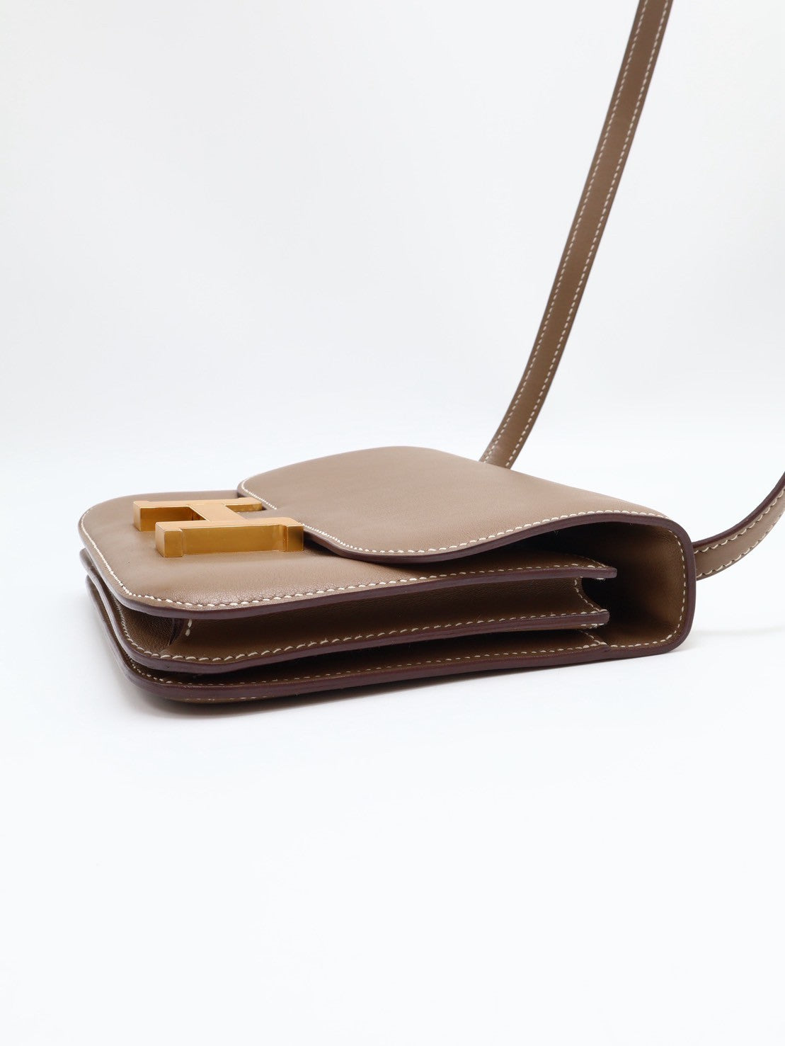 HERMES Mini Constance 19 - 灰金 C