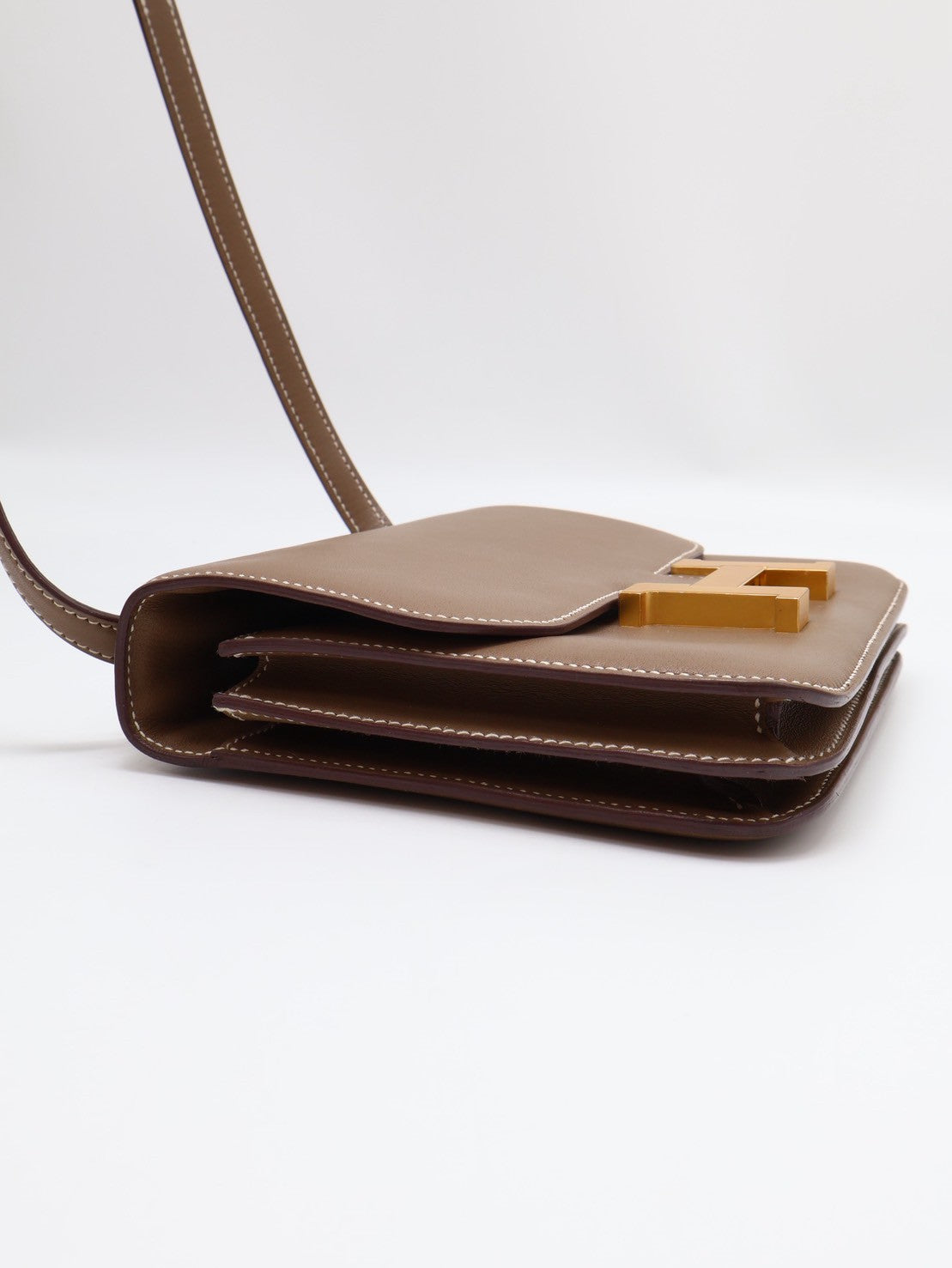 HERMES Mini Constance 19 - 灰金 C